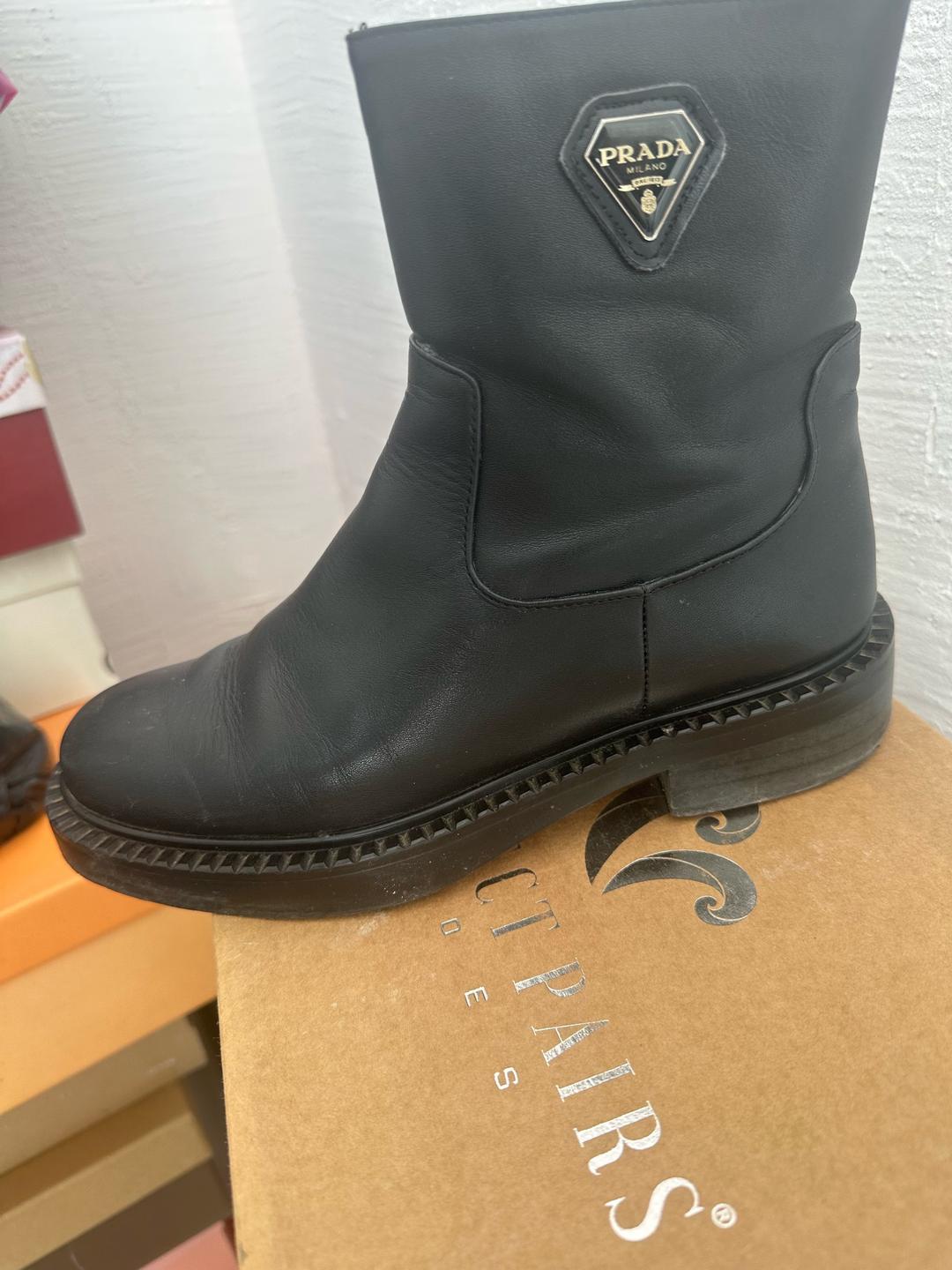 Prada Ботинки натуральная кожа — фото 2