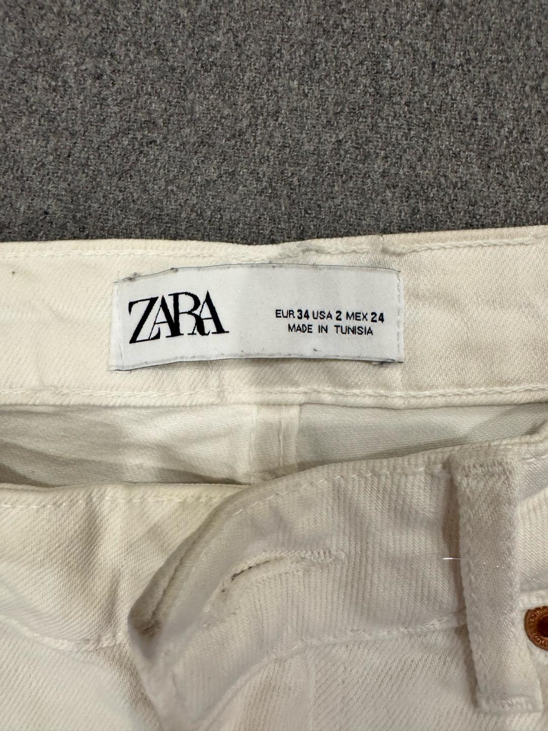 Zara Джинсы Zara белые размер EUR 34 — фото 2