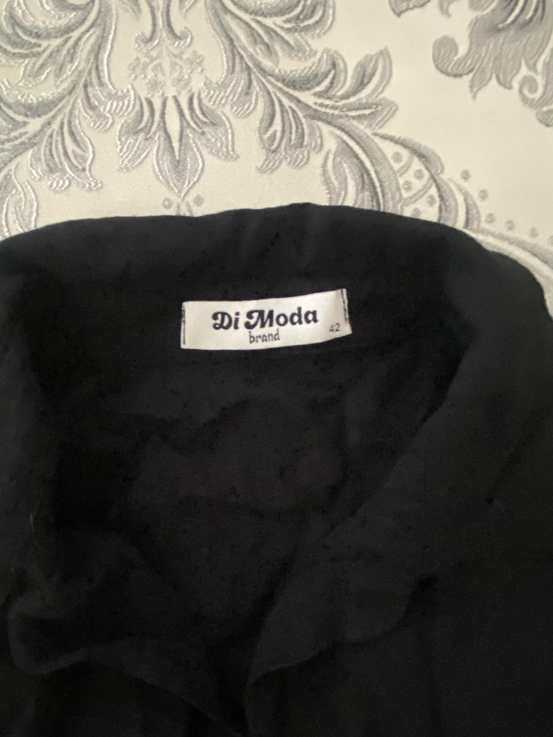 Di Moda Черный льняной костюм двойка — фото 2