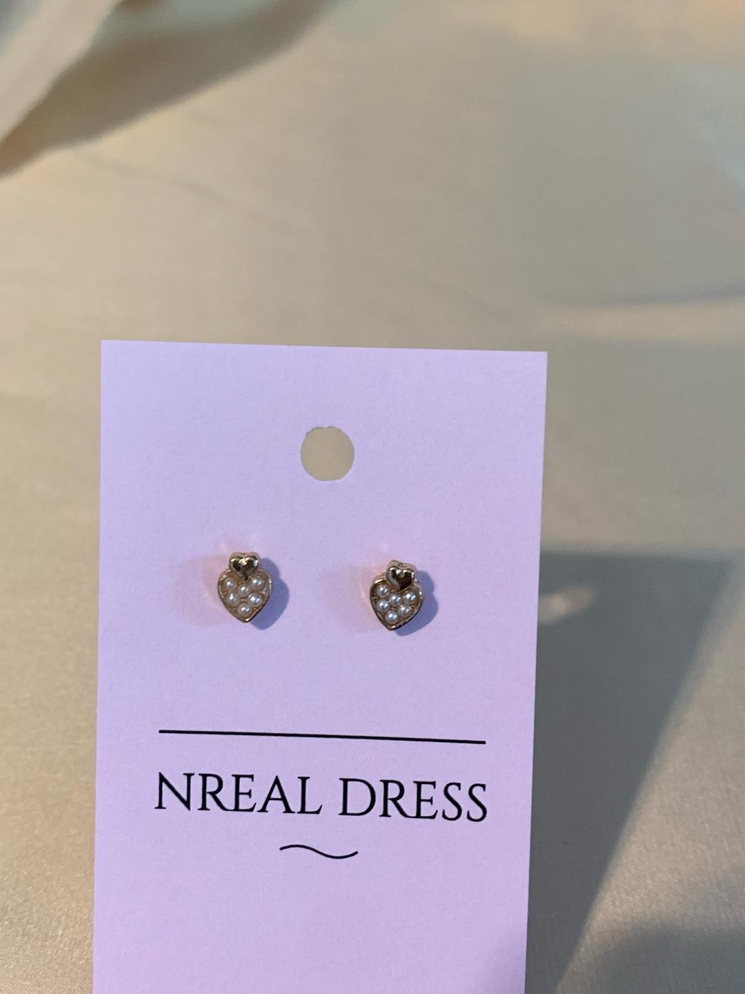 Nreal dress Серьги для девочек 4 пары подарок  бижутерия — фото 2