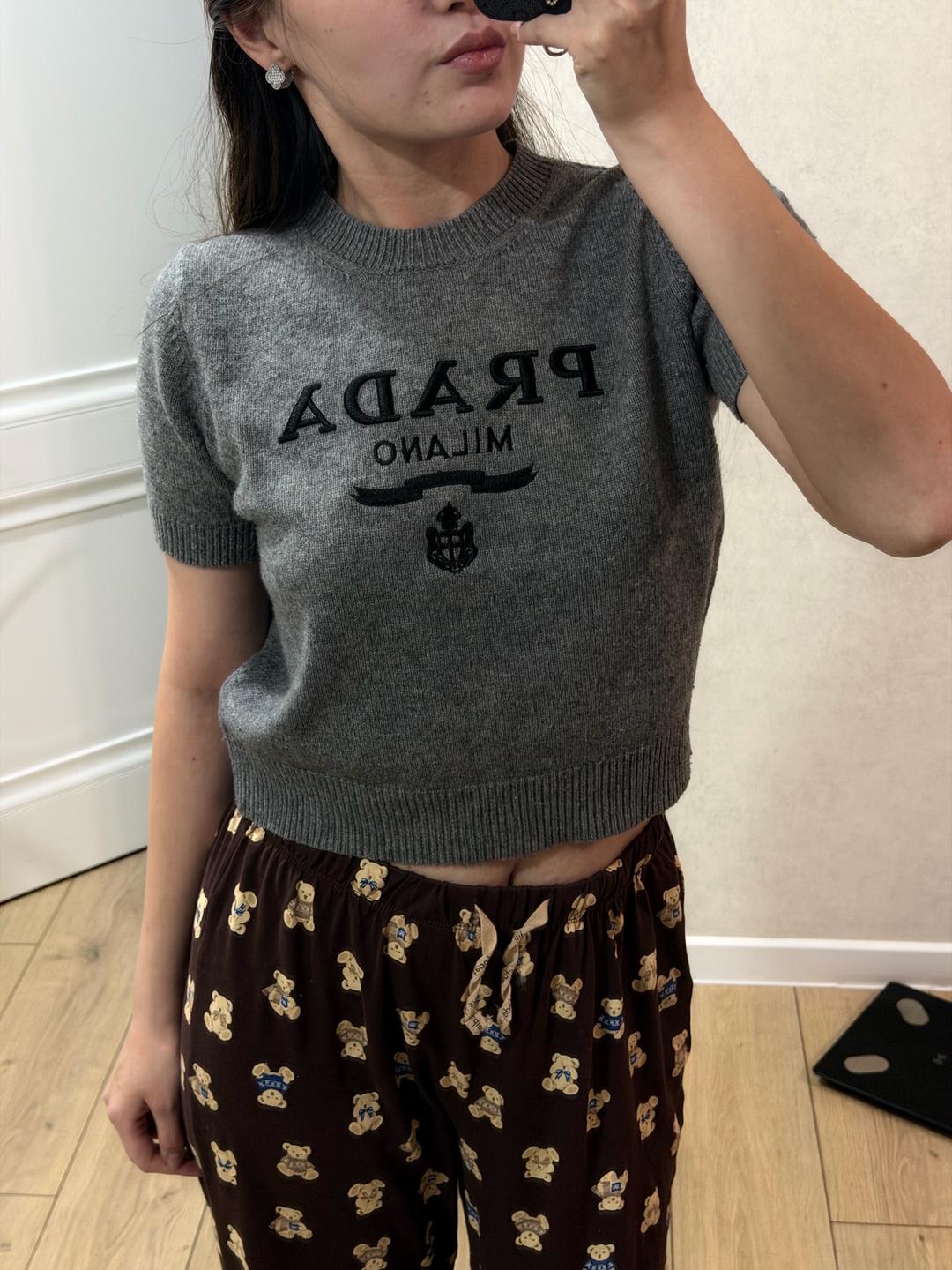 Prada Трикотажный топ — фото 2