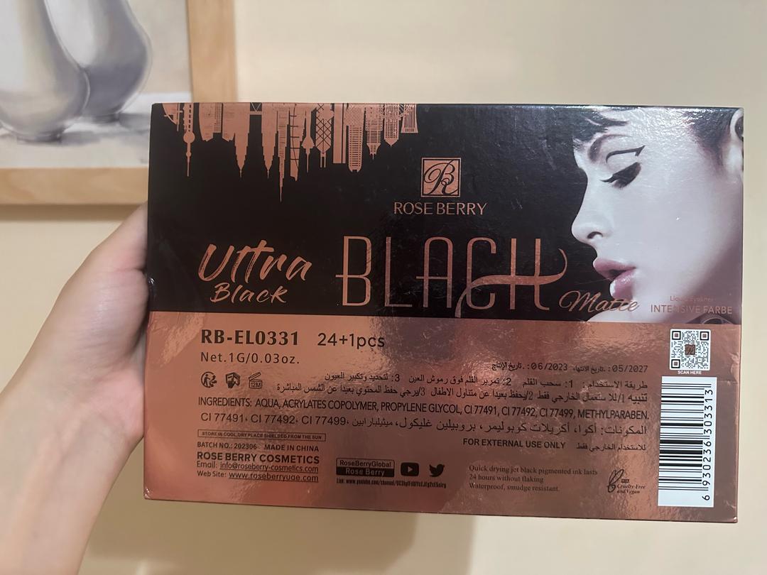Rose Berry Подводка для глаз Rose Berry Ultra Black Matte — фото 2