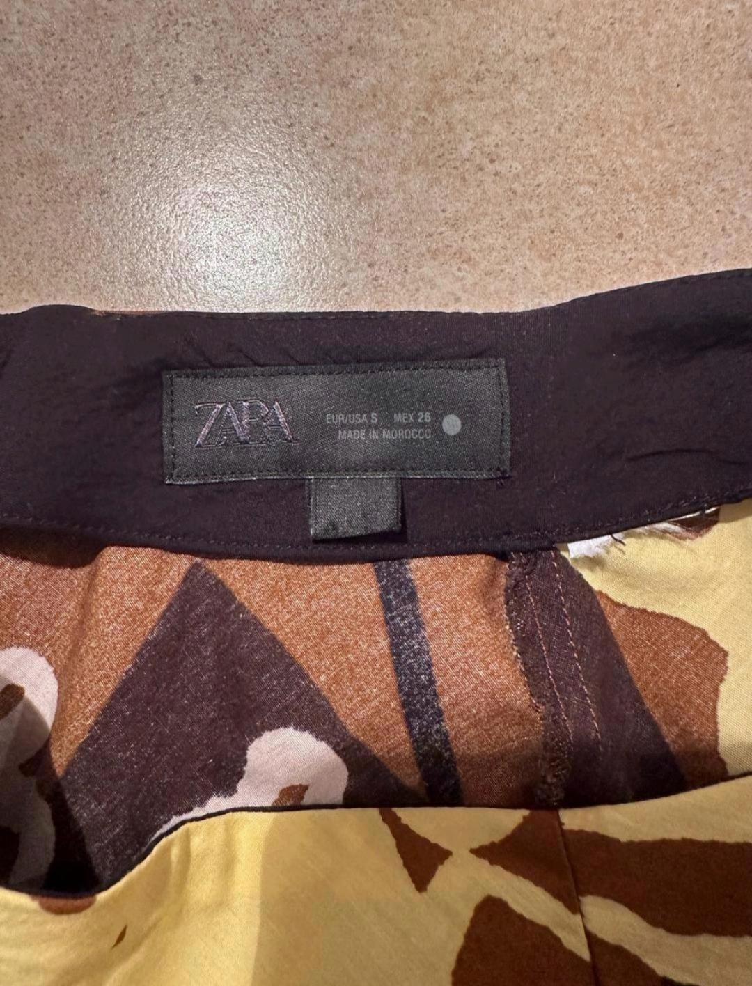 Zara Юбка Zara с цветочным принтом — фото 2