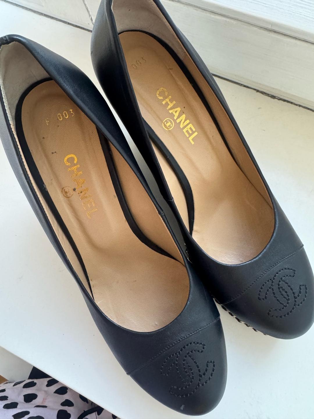 Chanel Туфли Chanel на танкетке — фото 2