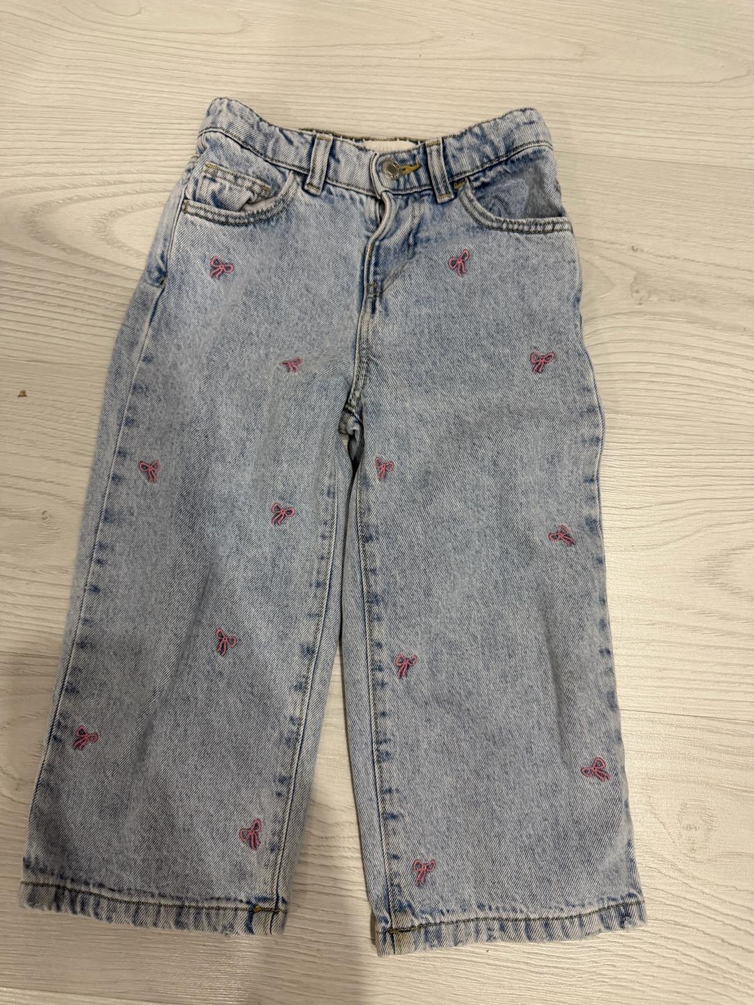 Zara Джинсы ZARA с вышивкой — фото 2
