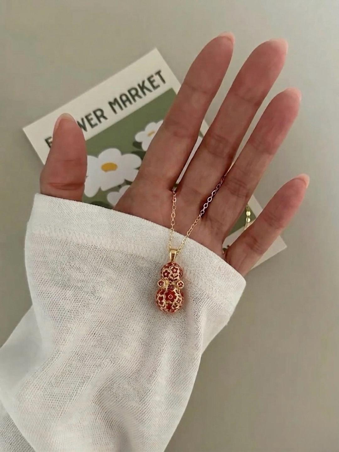 Handmade (ручная работа) Подвеска “Матрешка” на цепочке — фото 2