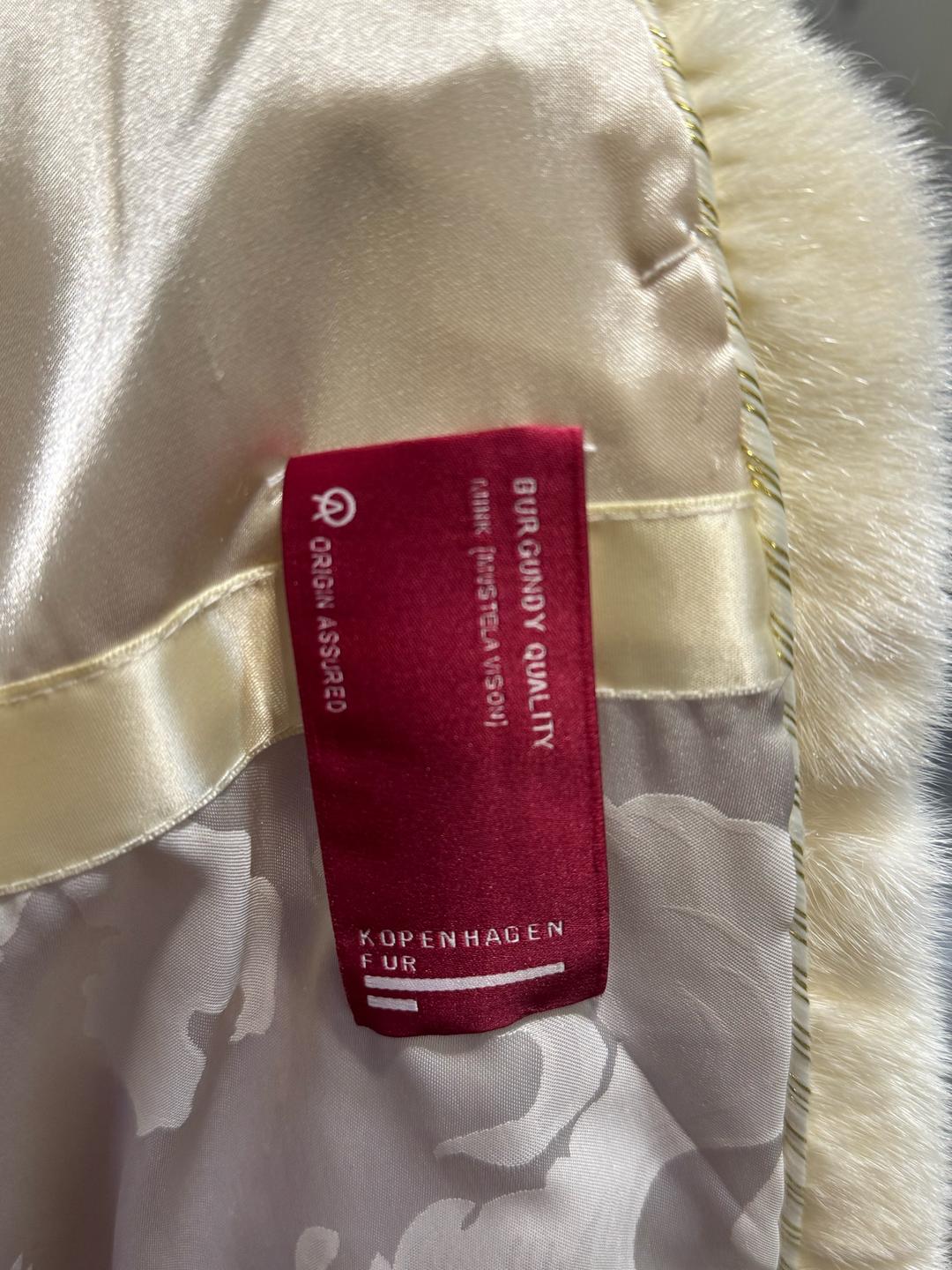 Lili furs Шуба из натуральной белой норки — фото 2