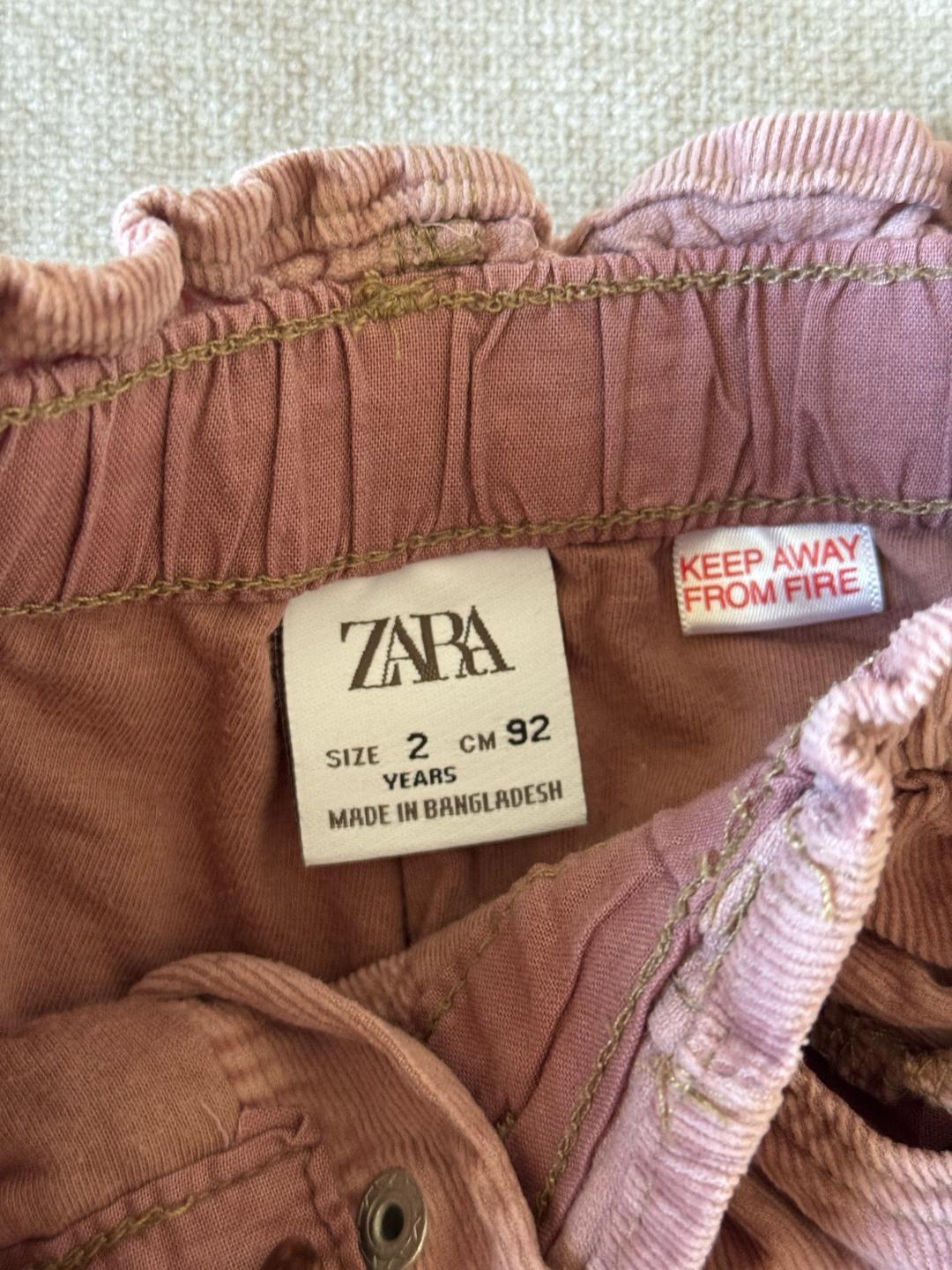 Zara Вельветовые брюки ZARA — фото 2