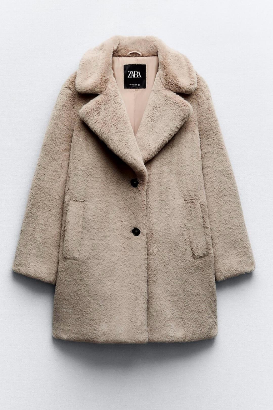 Zara Шуба Zara из искусственного меха — фото 2