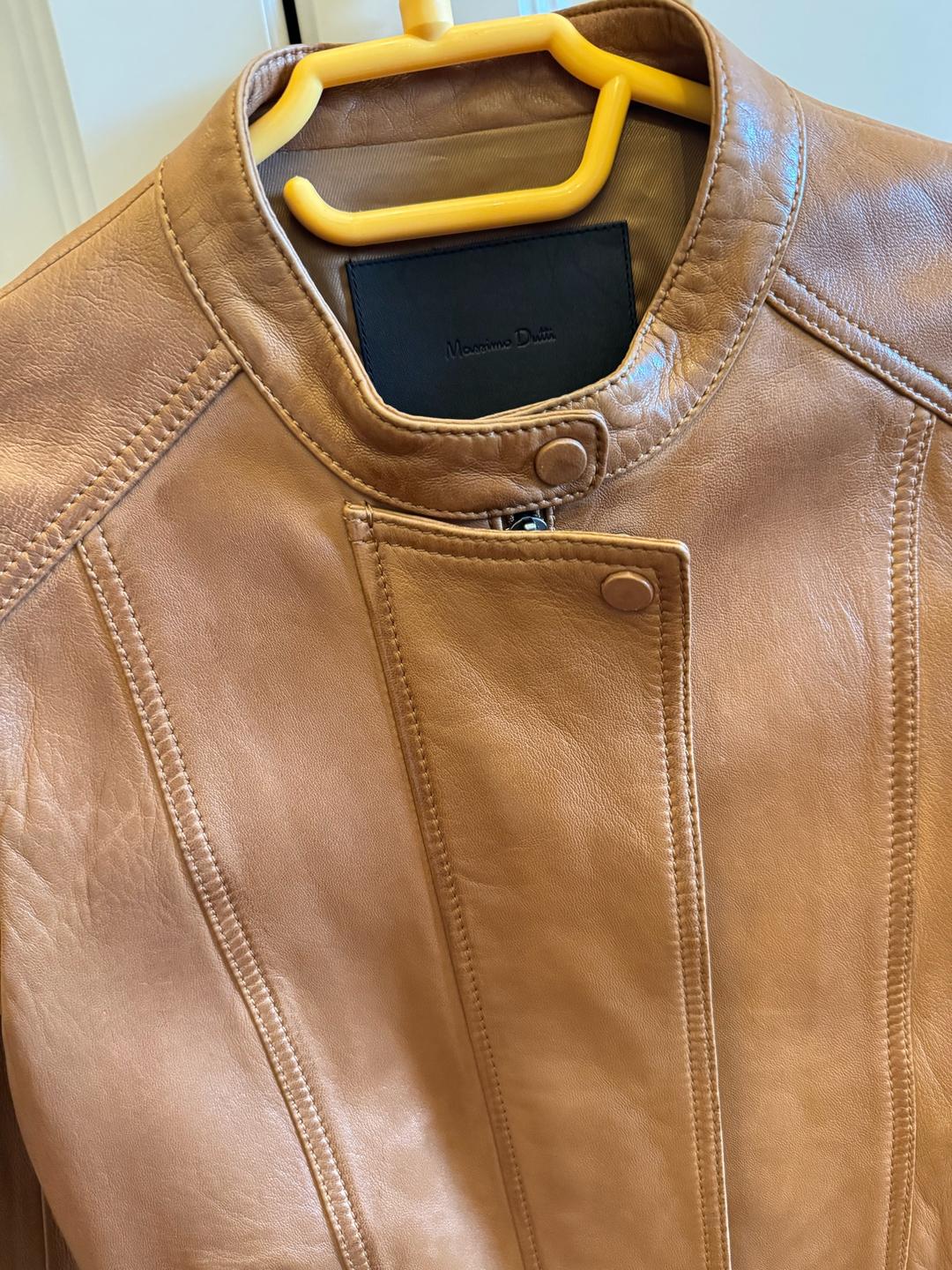 Massimo Dutti Кожаная куртка massimo dutti — фото 2