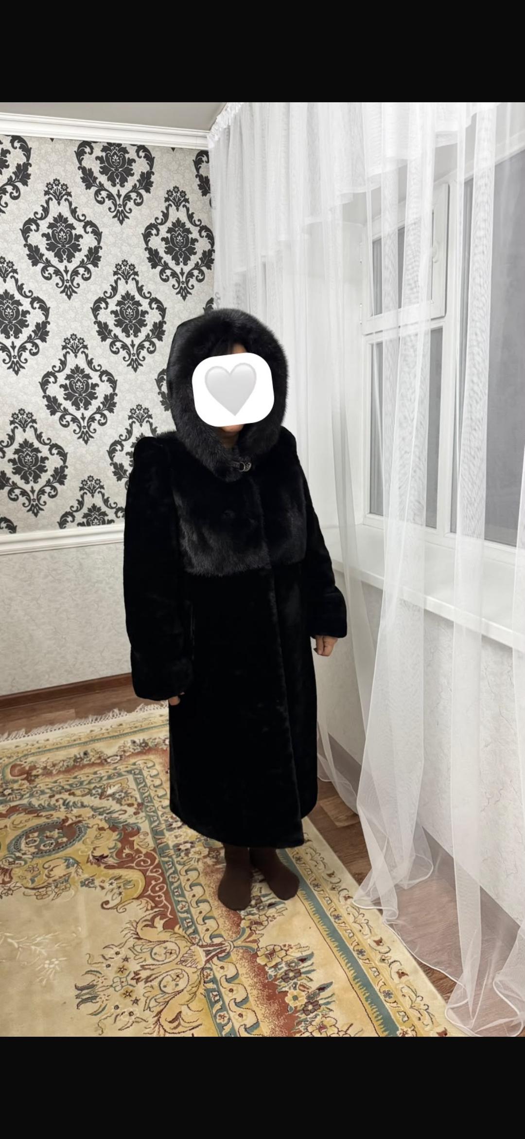 Шуба с капюшоном — фото 2