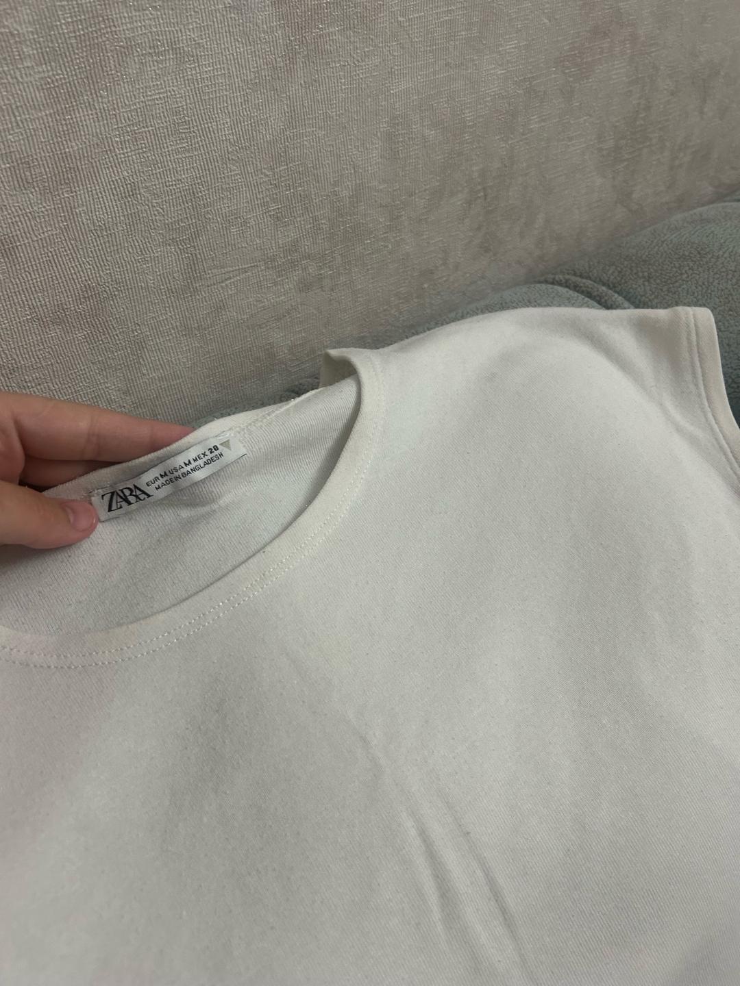 Zara базовая футболка/топ — фото 2