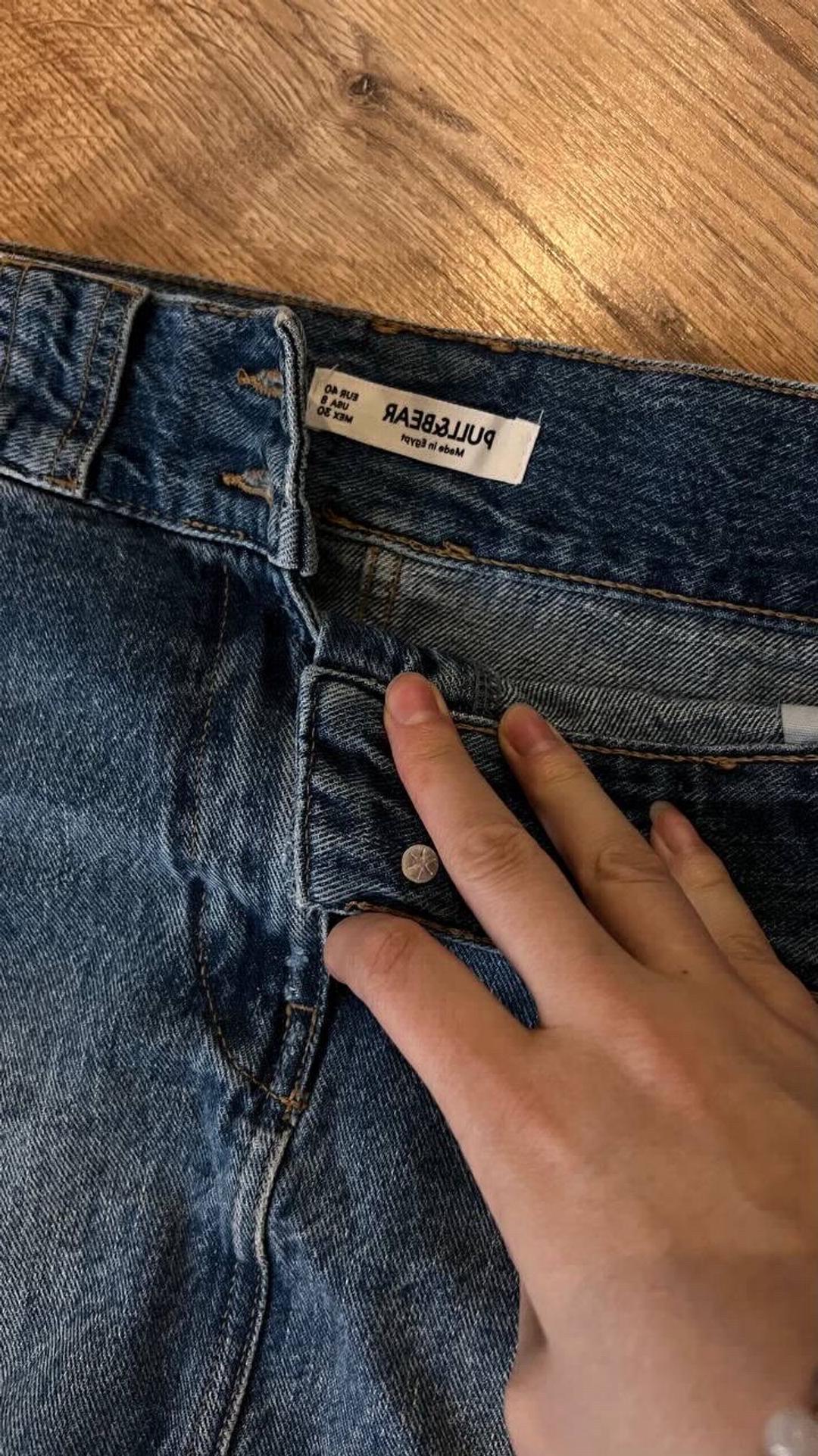 Pull & Bear Мини-юбка джинсовая — фото 2