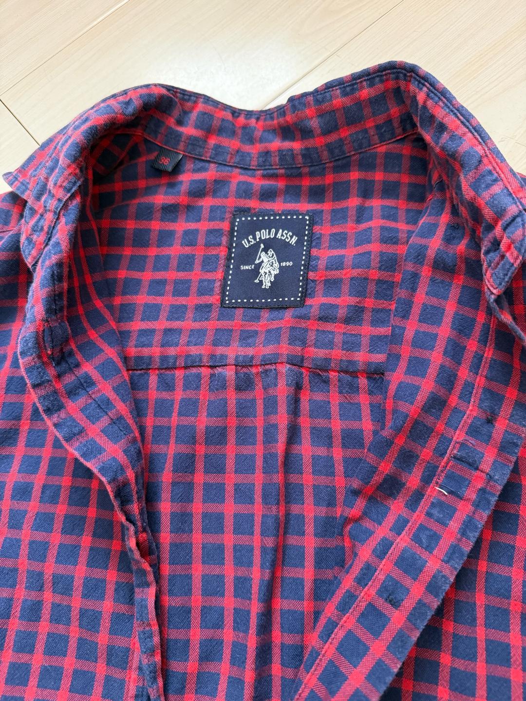 U.S. Polo Assn. Рубкашка в клетку — фото 2