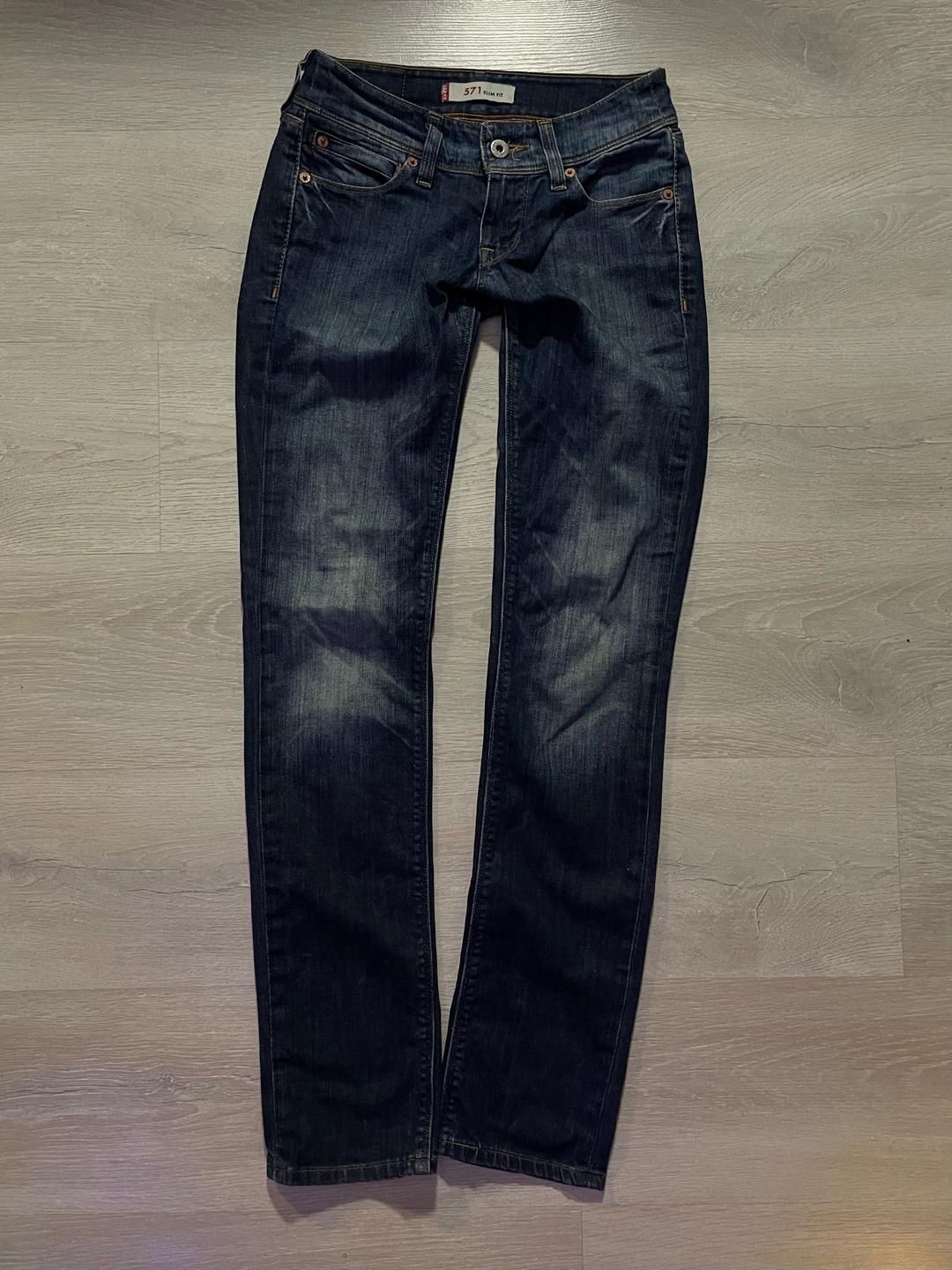 Levi's Джинсы Levi's 571 slim fit на низкой посадке 25-26 размер — фото 2