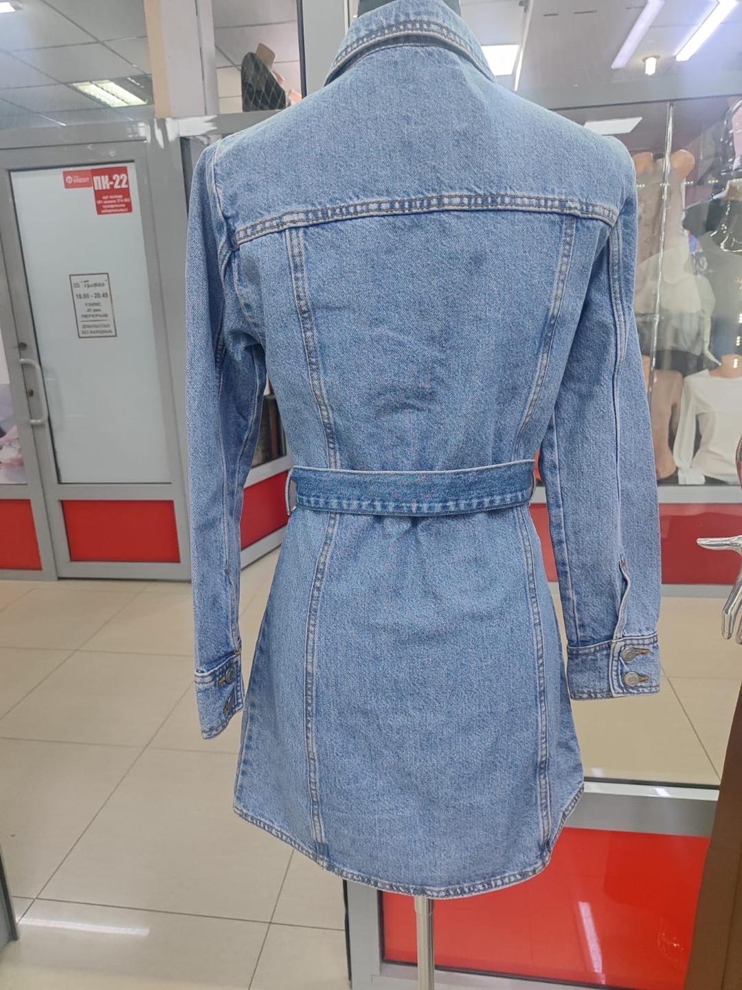 Zara Джинсовое платье — фото 2