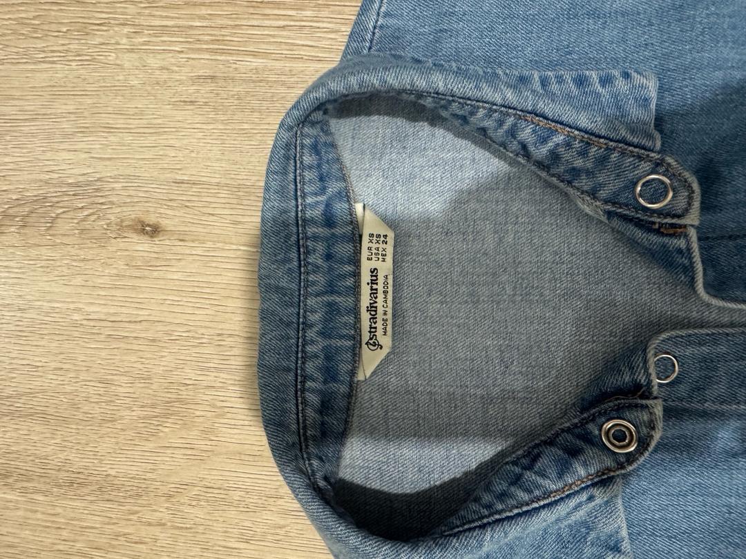 Stradivarius Джинсовая рубашка — фото 2