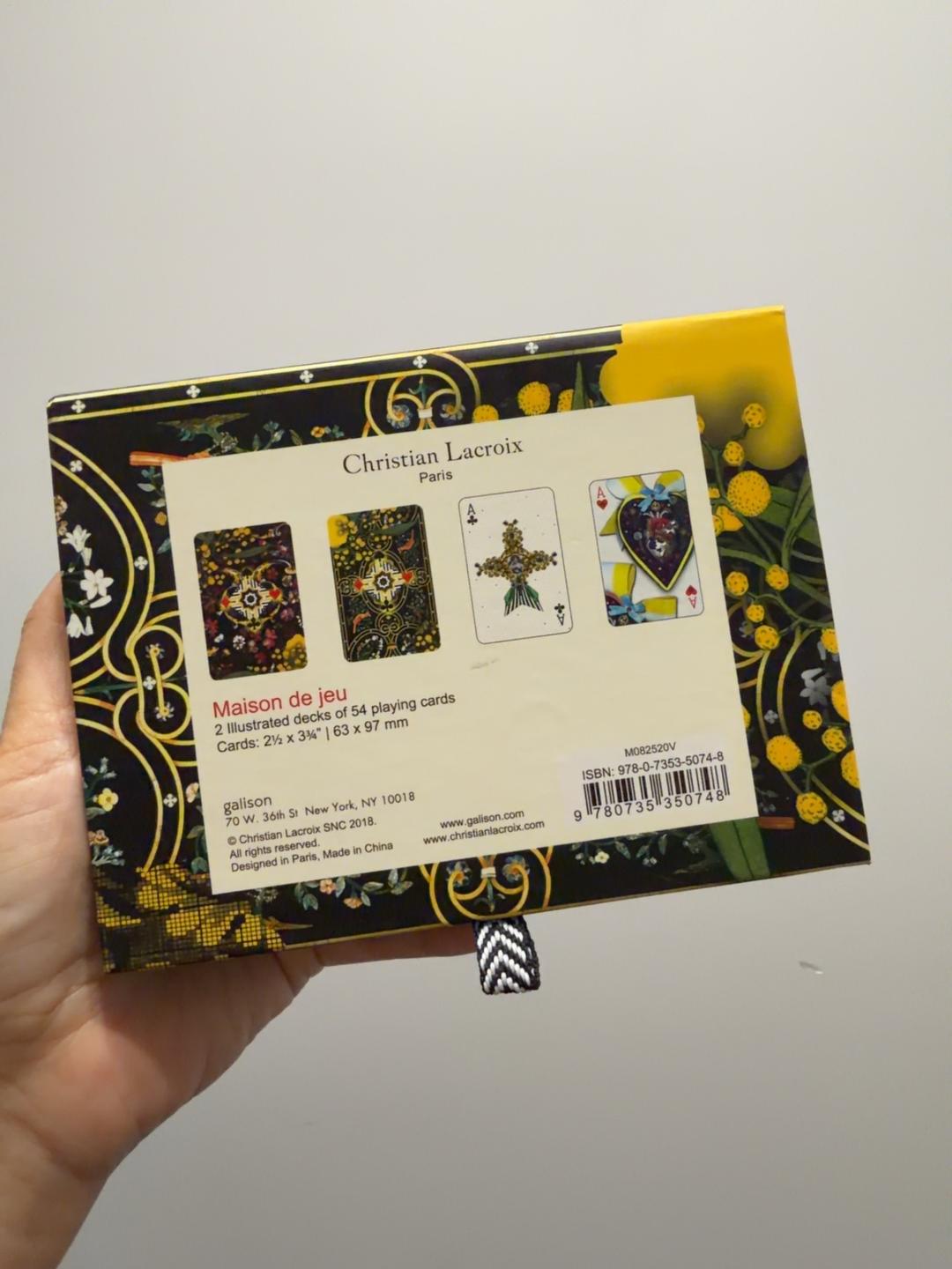 Christian Lacroix Игральные карты 🃏 Christian Lacroix — Maison de Jeu (Набор из 2 колод) — фото 2