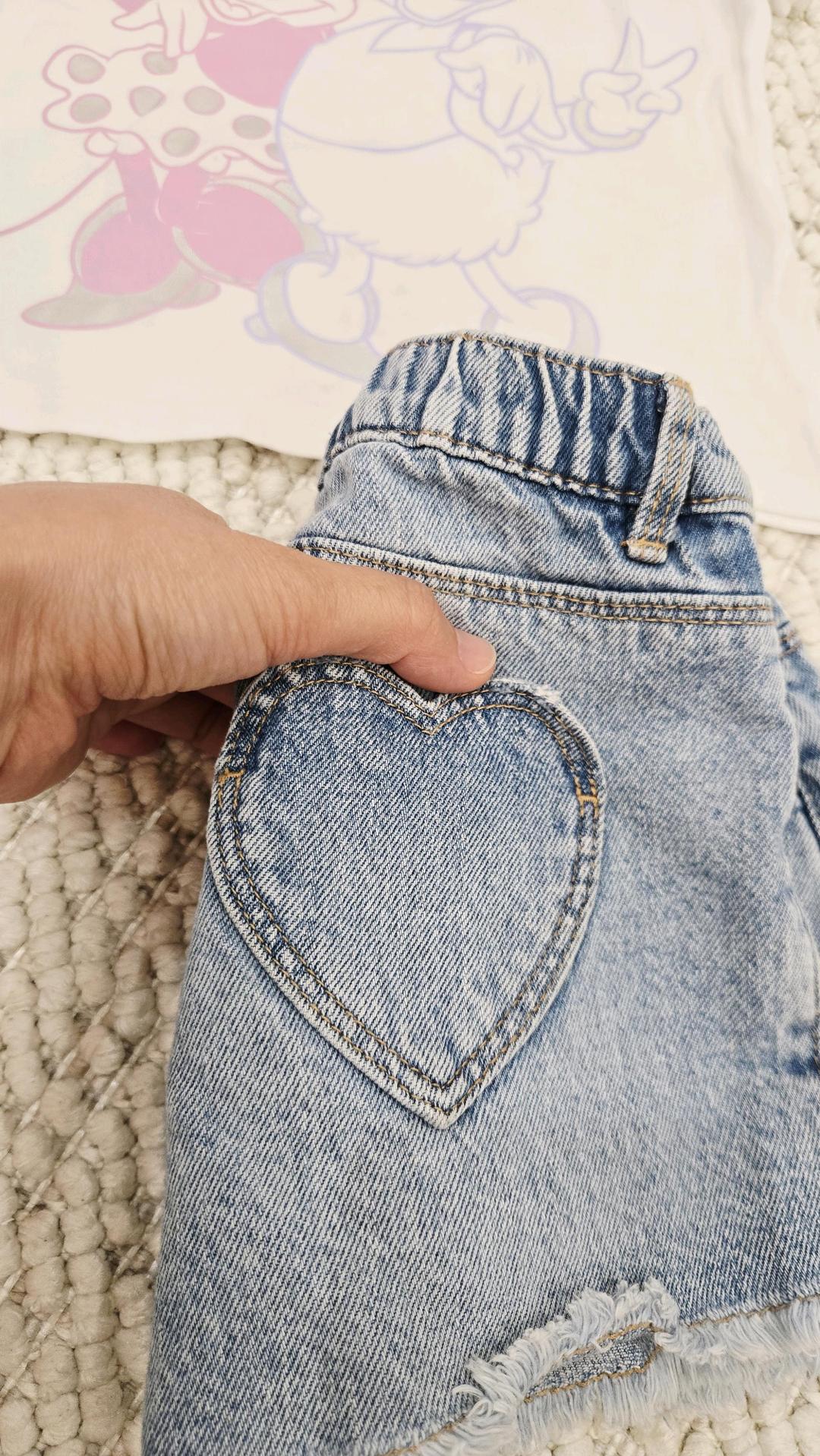 Zara Kids Шорти и футболка для девочек. — фото 2