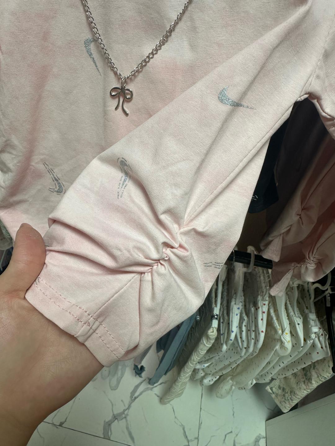 Нет бренда Розовоые футболки с бантом 🎀 — фото 2