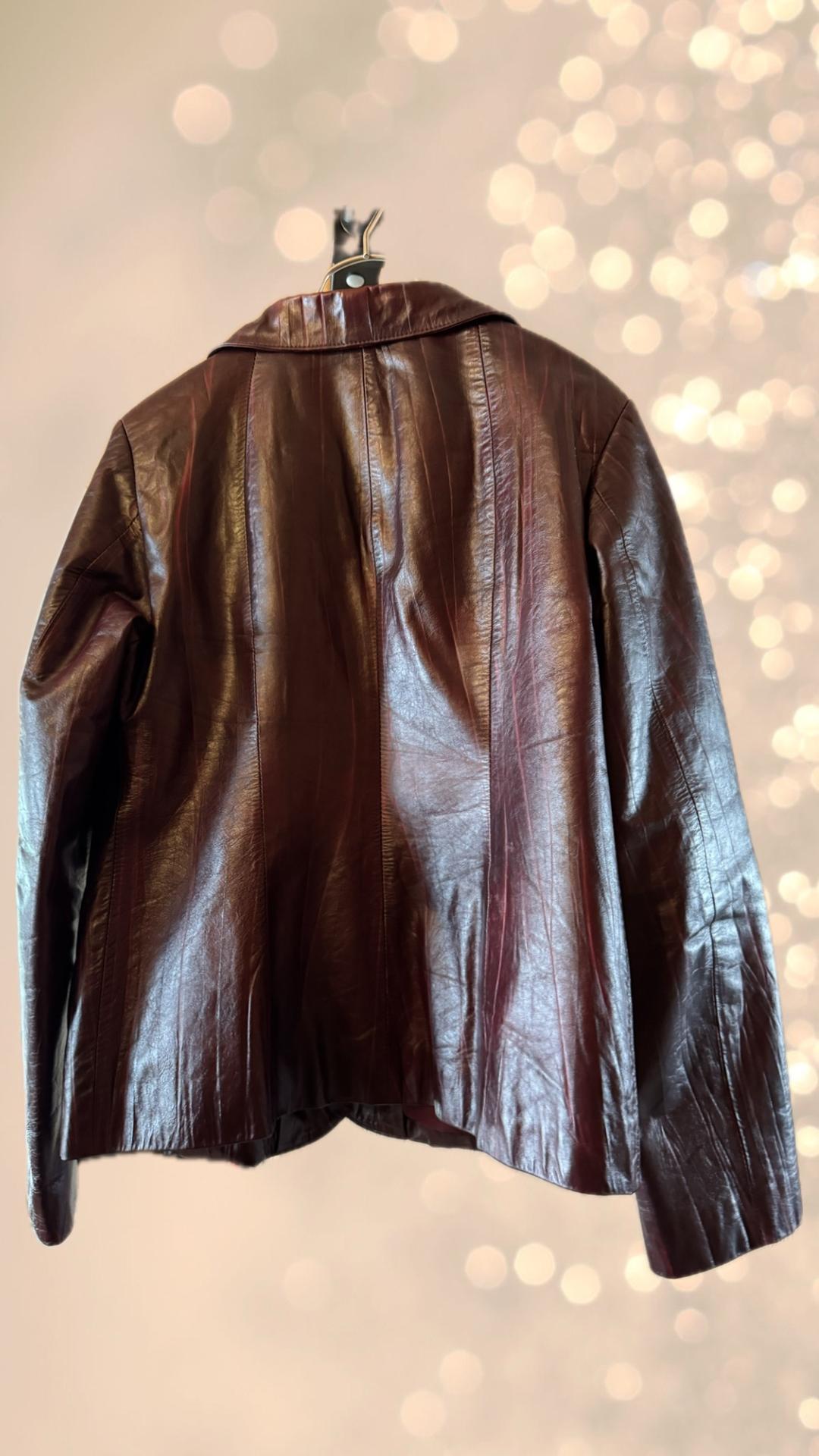 Leynel leather Кожаный пиджак — фото 2
