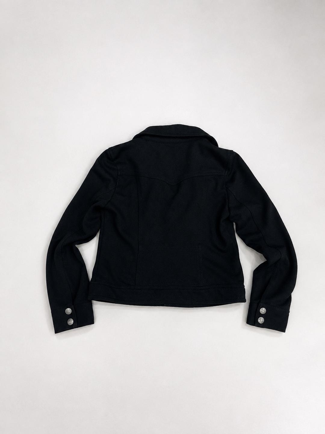 jokygal Black asymmetrycal jacket — фото 2