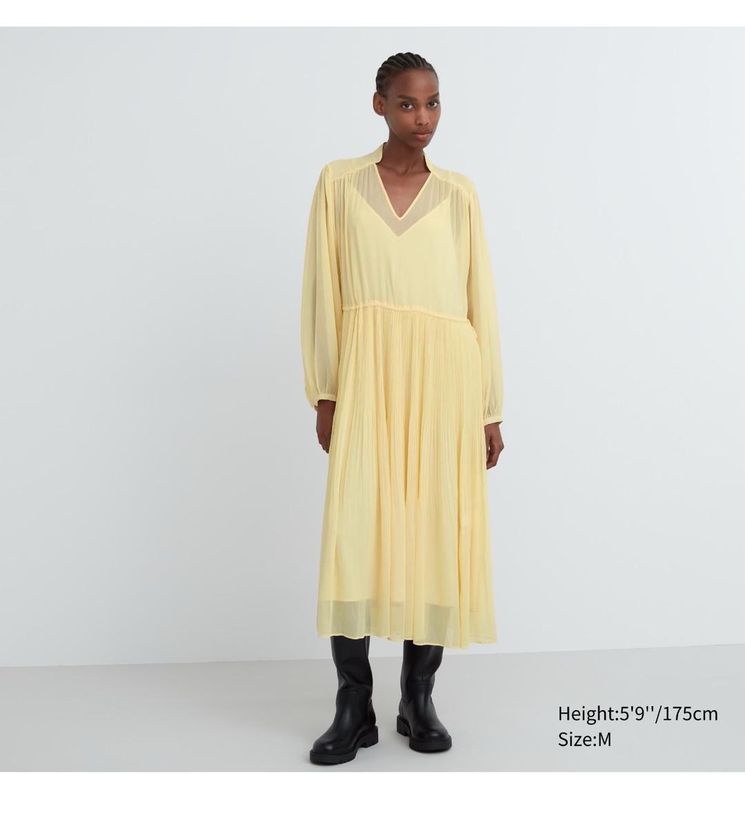 Uniqlo Шифоновое платье Uniqlo , дизайн Клэр Уэйт Келлер — фото 2