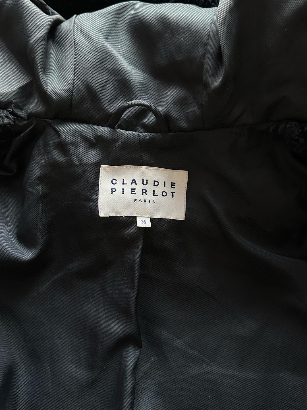 Claudie Pierlot Шубка Claudie Pierlot благородно синего цвета — фото 2