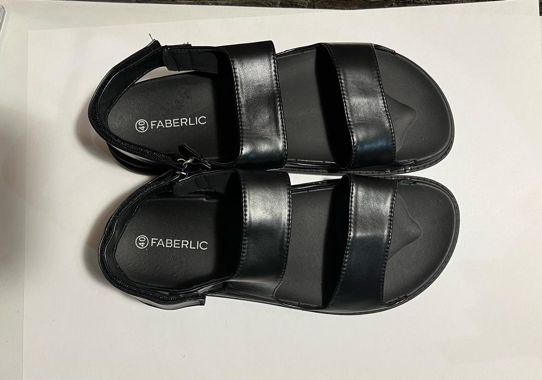 Faberlic Босоножки Faberlic черные — фото 2