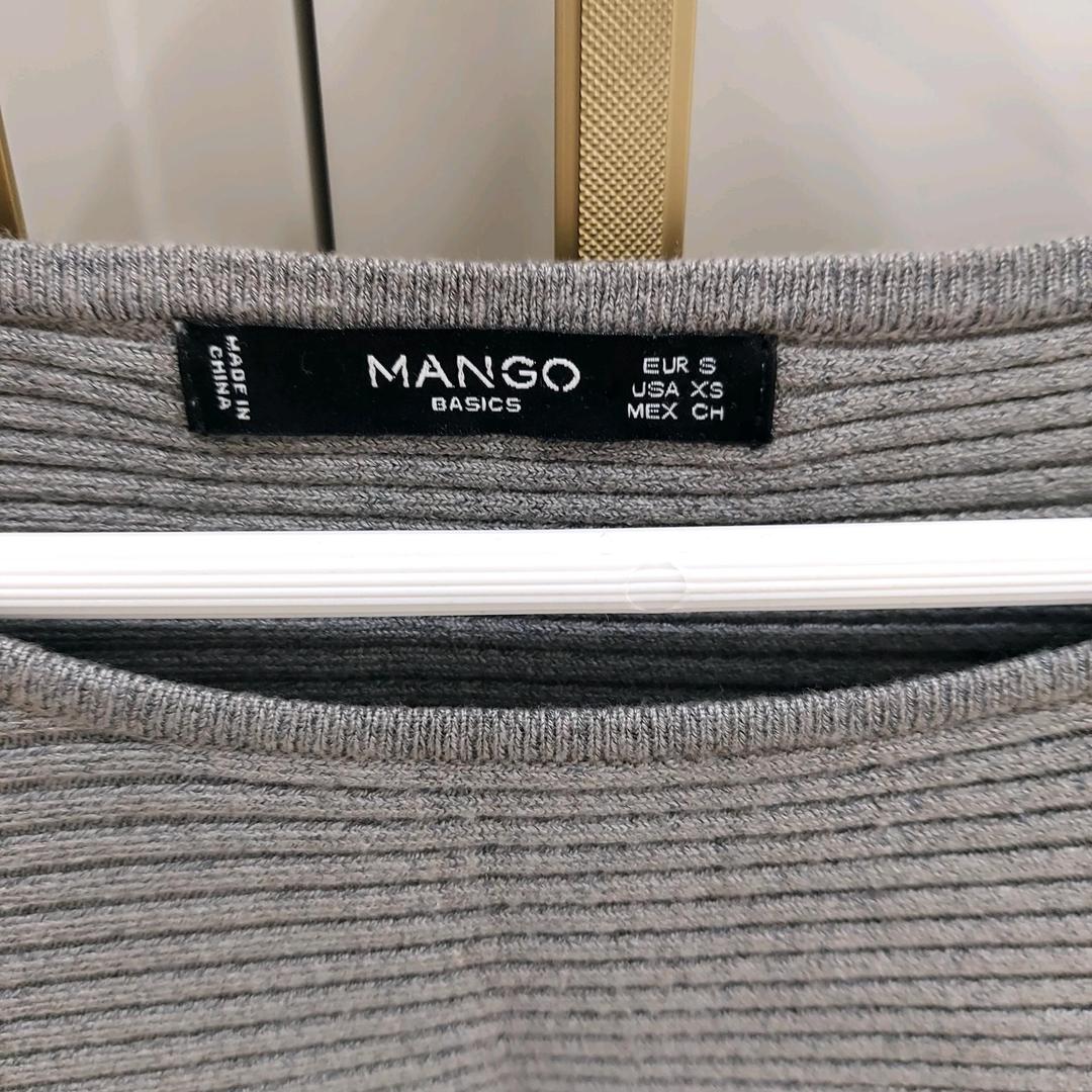 Mango Серый джемпер Mango — фото 2