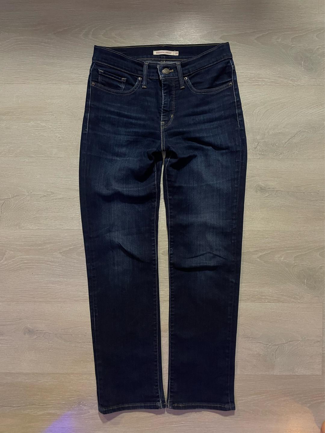 Levi's Джинсы Levi's 314 Shaping Straight 28 прямые классические на высокой посадке — фото 2