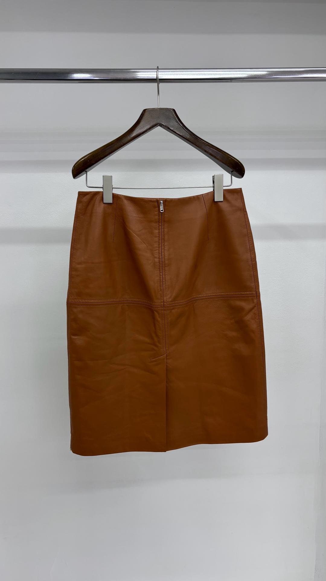 Max Mara Кожаная юбка MaxMara — фото 2