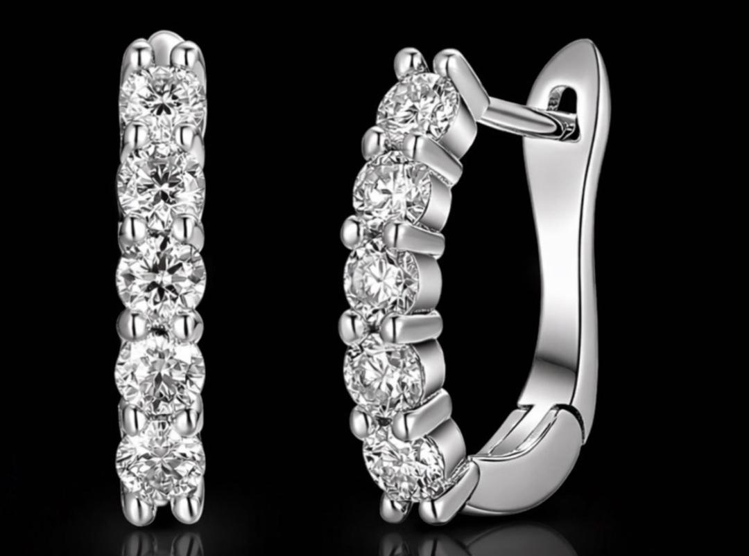OPIUM Серьги муассанит💎 — фото 2