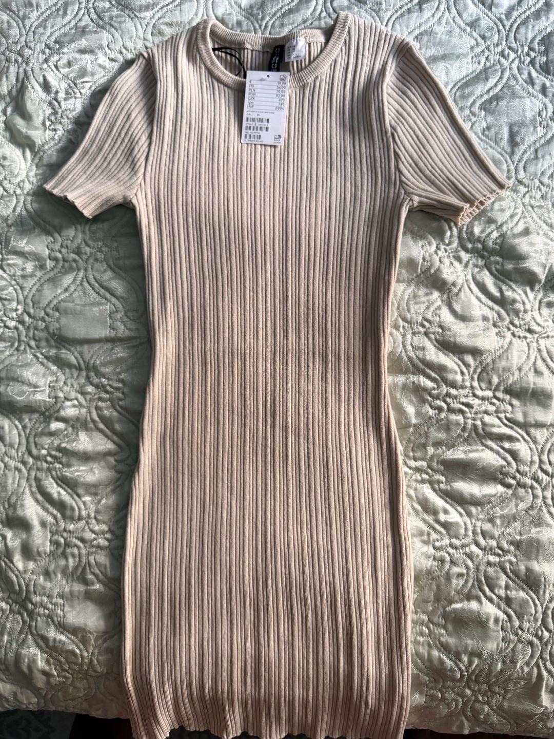 H&M Бежевое платье H&M — фото 2