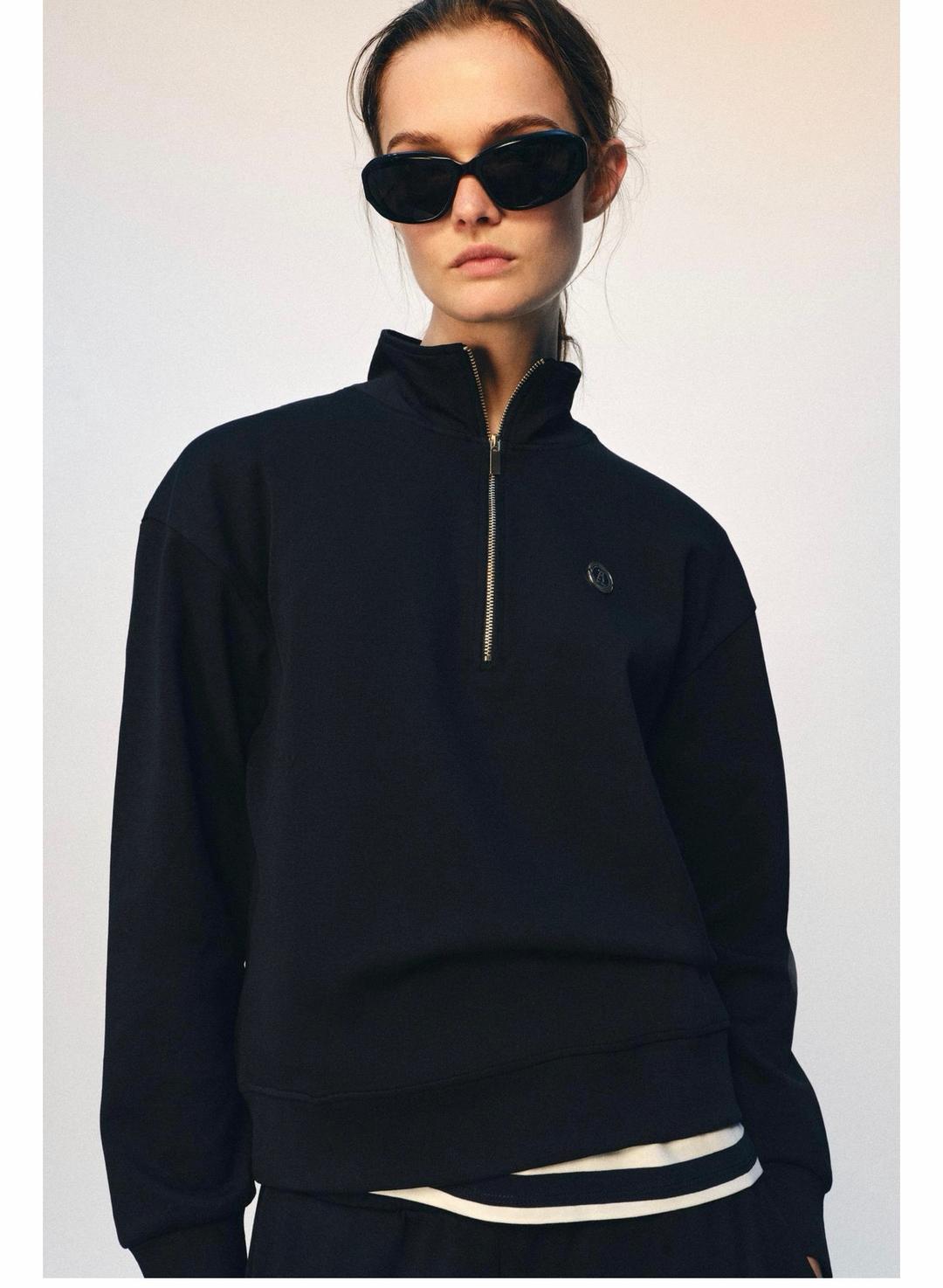 Zara Толстовка ZARA с молнией на воротнике — фото 2