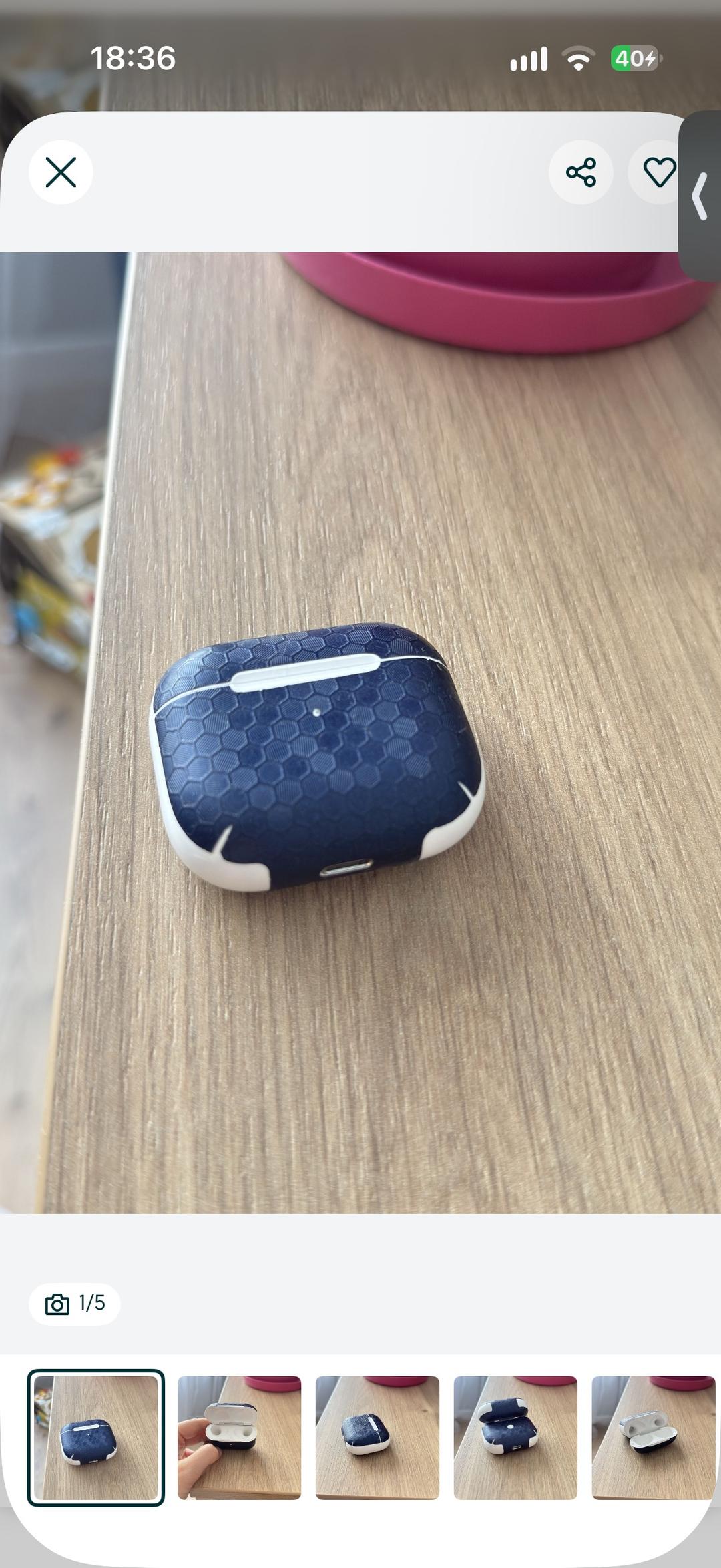 Apple Кейс для наушников AirPods — фото 2