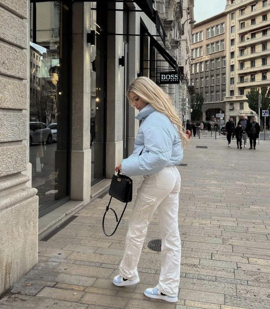 H&M Укороченная дутая куртка — фото 2
