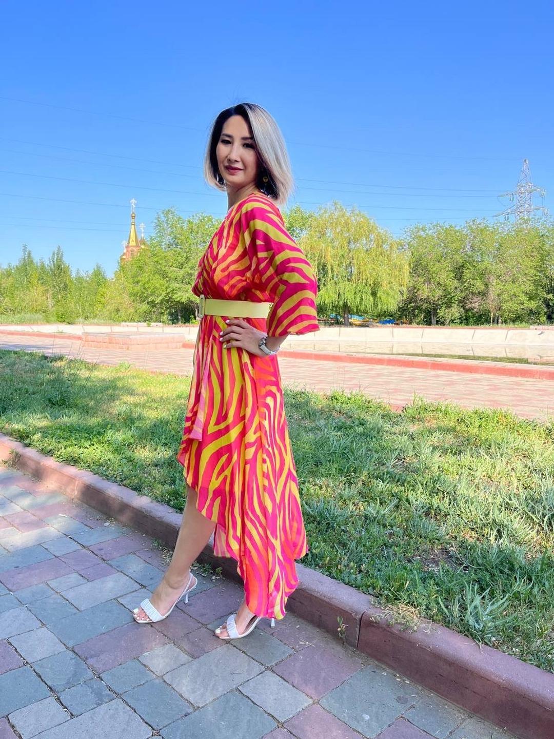 Платье шифон с подкладом. Новое платье с этикеткой — фото 2