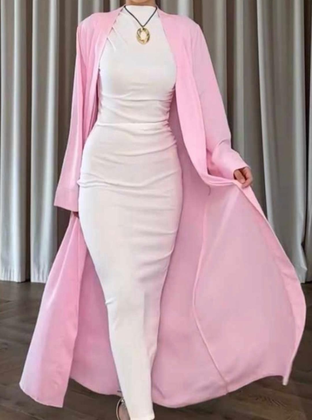 Zara 🌸 Розовая абайя «Нежность» | Абсолютно новая — фото 2