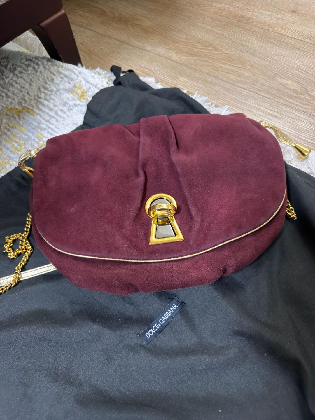 Dolce & Gabbana Сумка Dolce & Gabbana из замши — фото 2