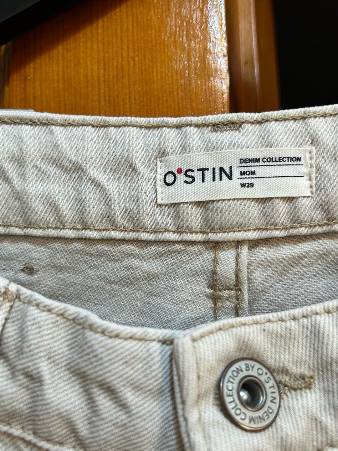 O'STIN Джинсы Ostin молочного цвета — фото 2