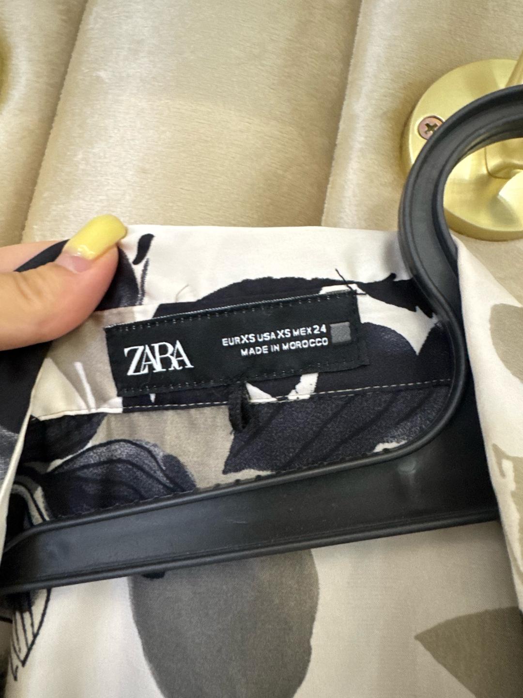 Zara Рубашка атлас от Зара — фото 2