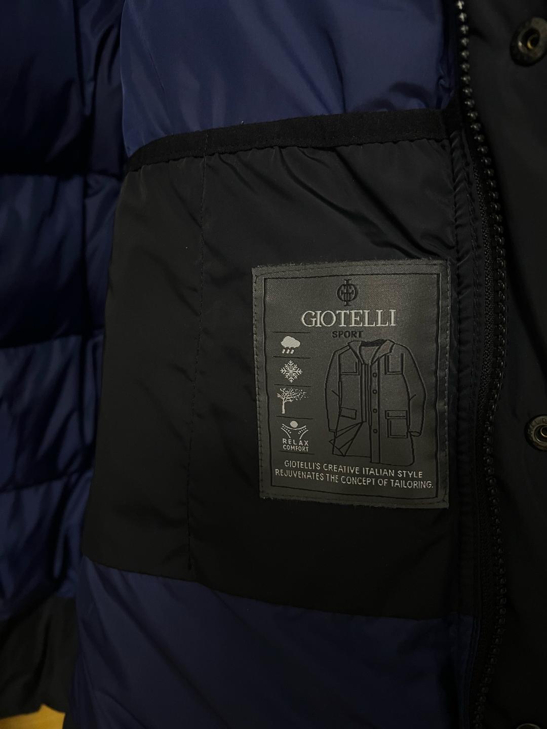 Нет бренда Куртка Giotelli темно синяя — фото 2