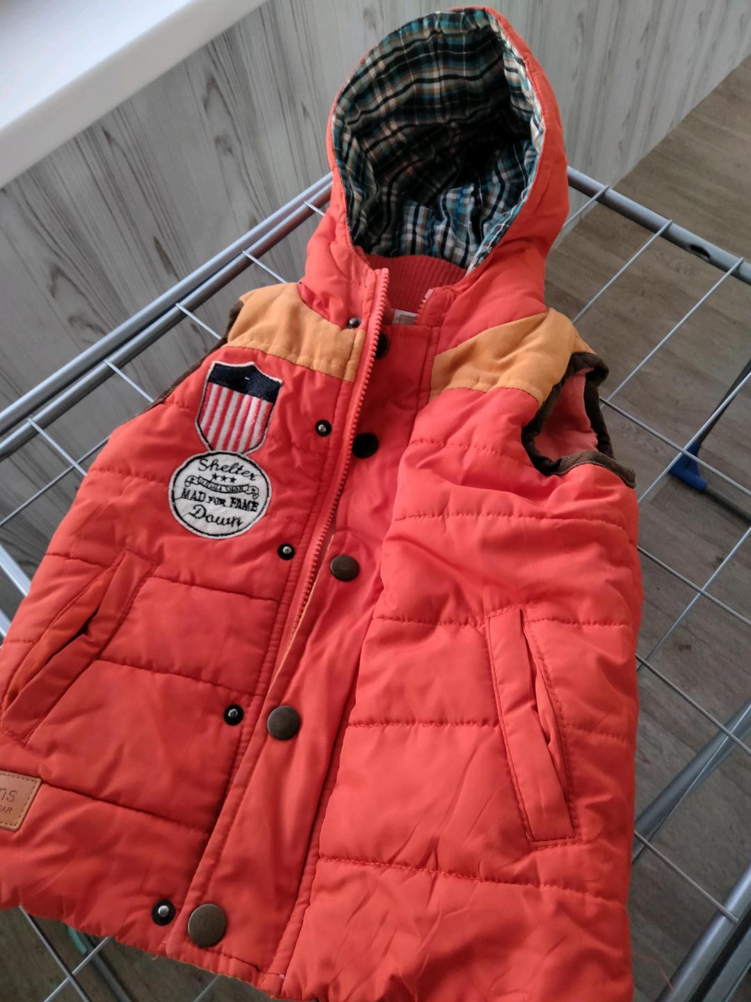 barcode Оранжевая жилетка для мальчика — фото 2