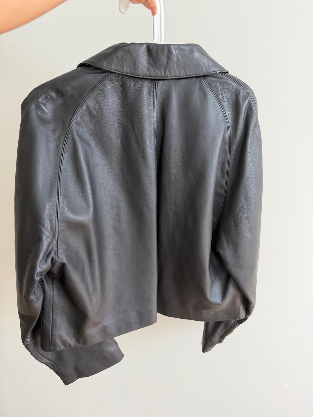 Pull & Bear Кожаная куртка PULL&BEAR — фото 2