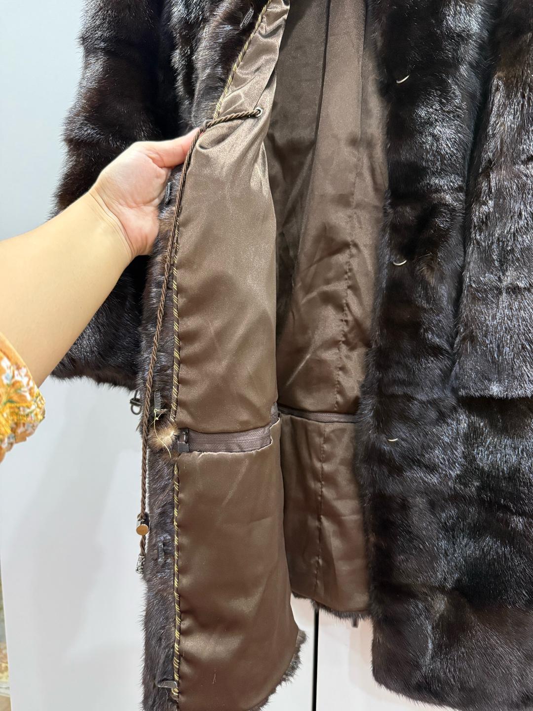 «IMPERIA FURS» Табиғи норка тон, жағдайы өте жақсы. — фото 2