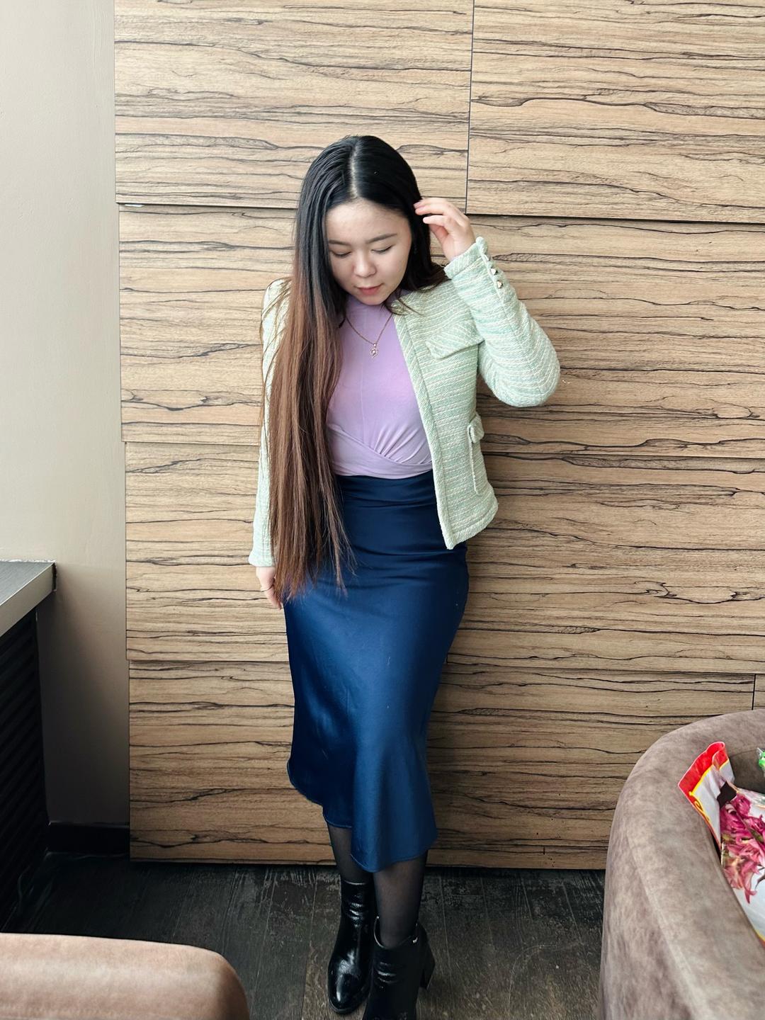 Zara Твидовый пиджак Зара — фото 2