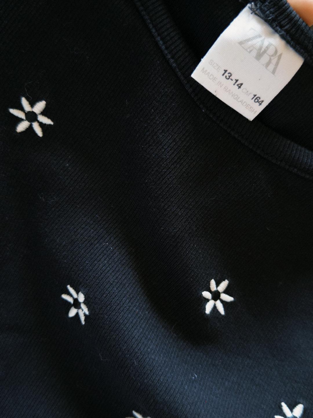 Zara Лонгслив с принтом цветов — фото 2
