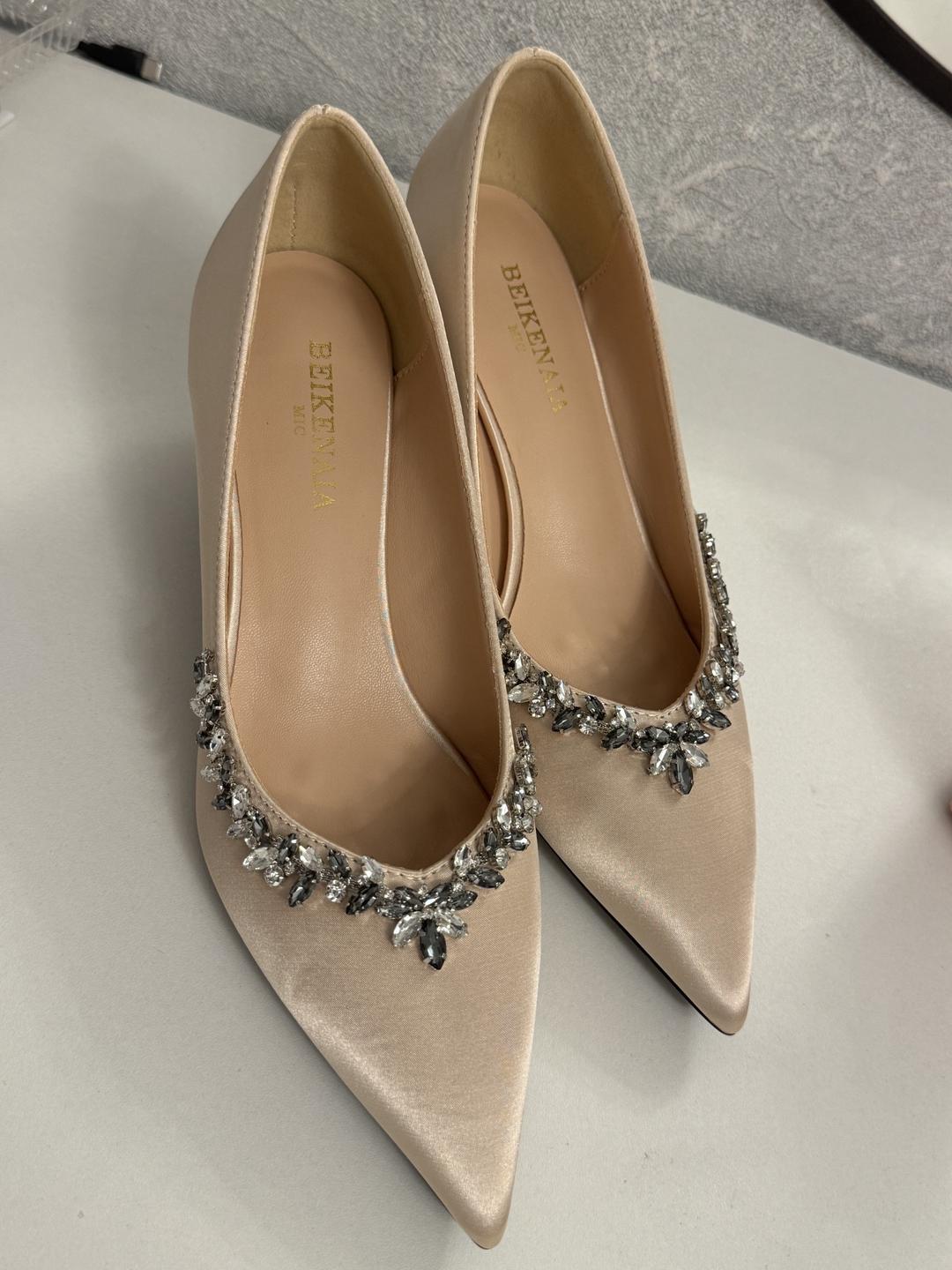 Zara туфли на среднем каблуке — фото 2
