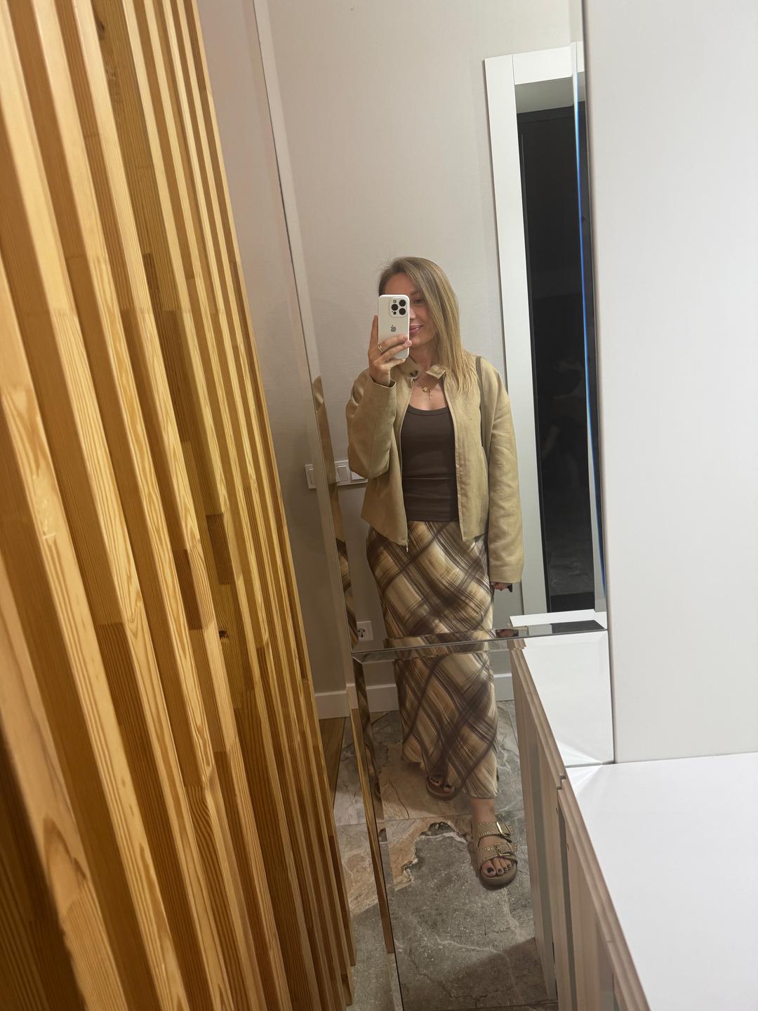 Zara Атласная юбка Zara — фото 2